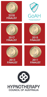 Hypnotherapy Council of Australia Awards Finalist 2011, 2013, 2015, 2017, 2018